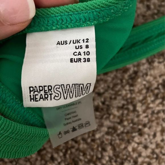Paper Heart Green bikini set - Picture 4 of 7